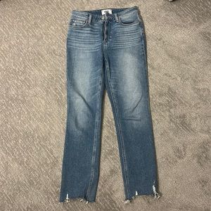 Paige distressed Cindy high waisted jeans